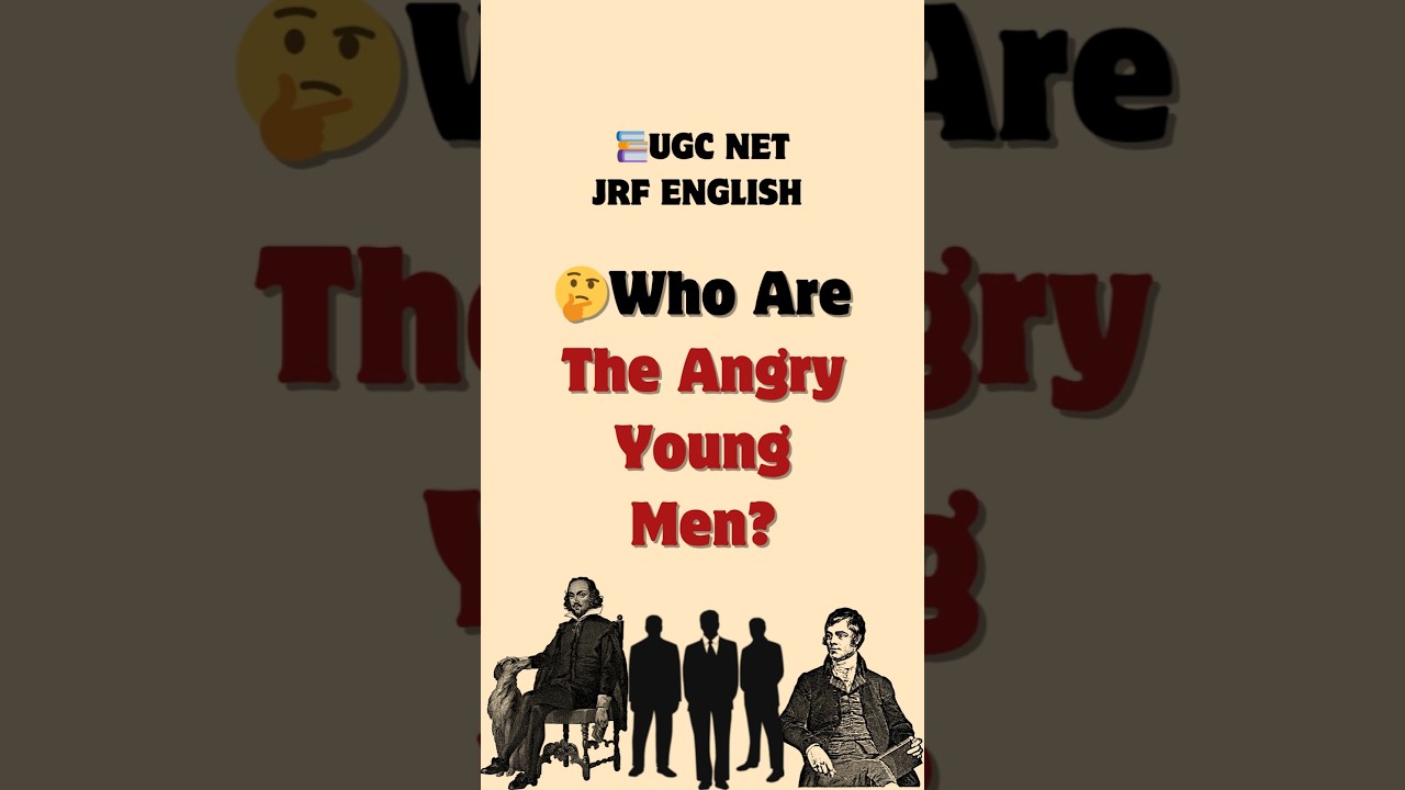 📚“Angry Young Man Movement| Postwar British Literature | UGC NET JRF English”