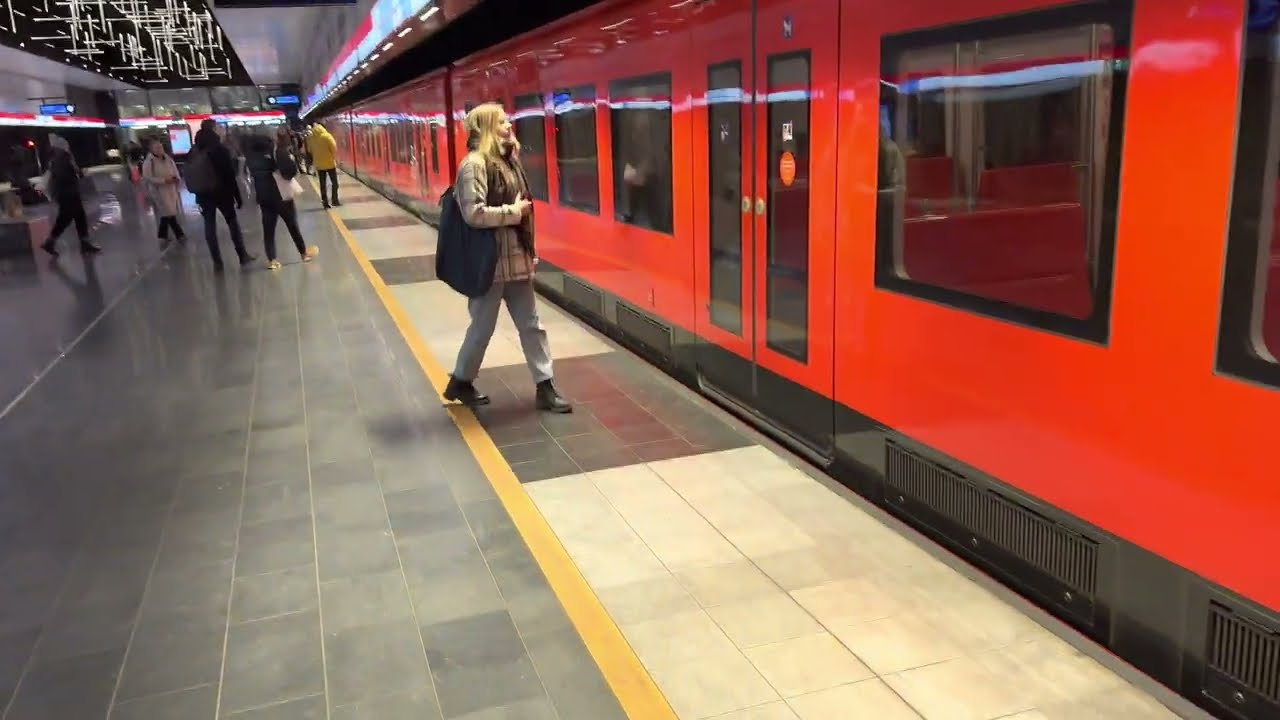Finland, Helsinki, Subway ride to Central Station at HELSINKI City centre, BINAURAL Audio Immersion