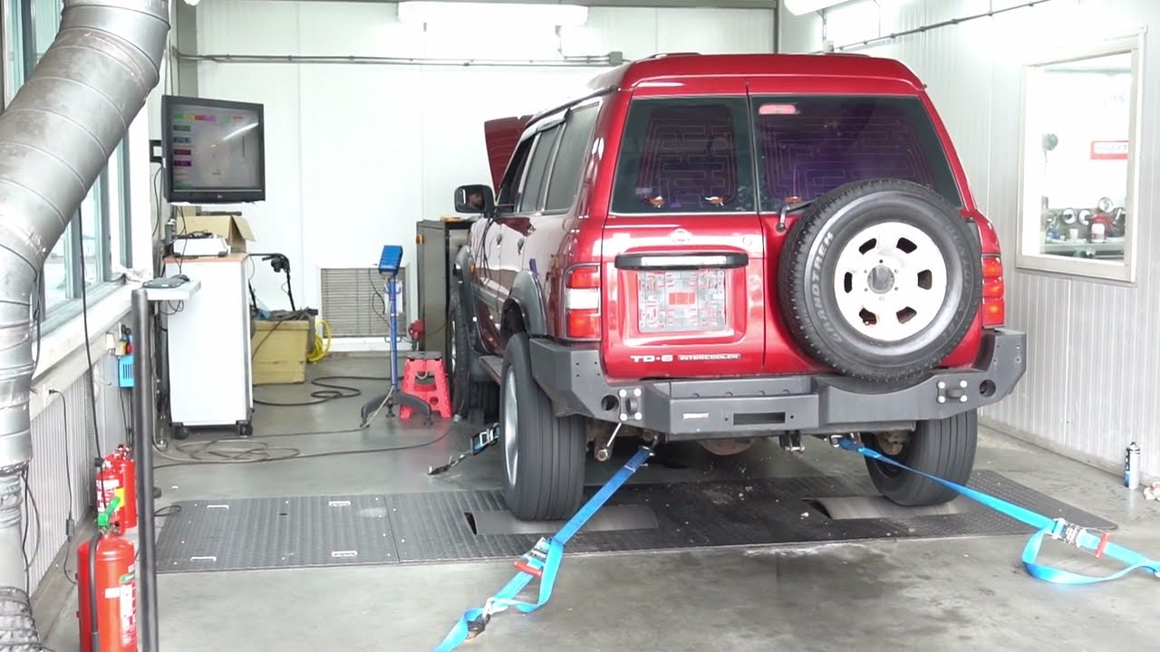 925 hp 680 kW Ford Barra Patrol with G42 1450 on the dyno & Dragracing Drachten