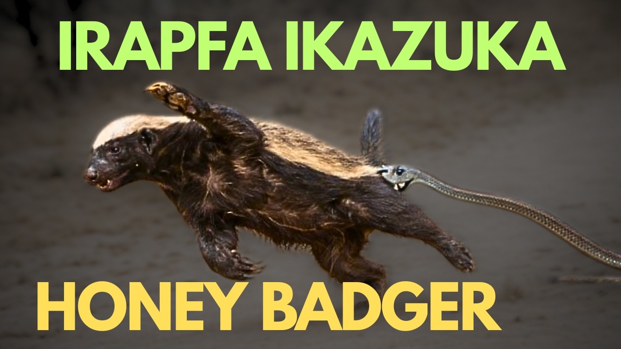 HONEY BADGER: Akanyamaswa gato gatera ubwoba Inyamaswa zose.