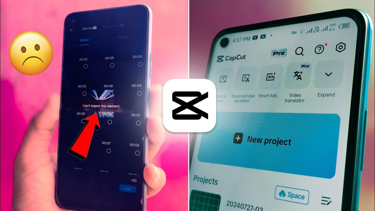 How to fix Capcut Can't import this element Problem | Capcut Problem (2025)