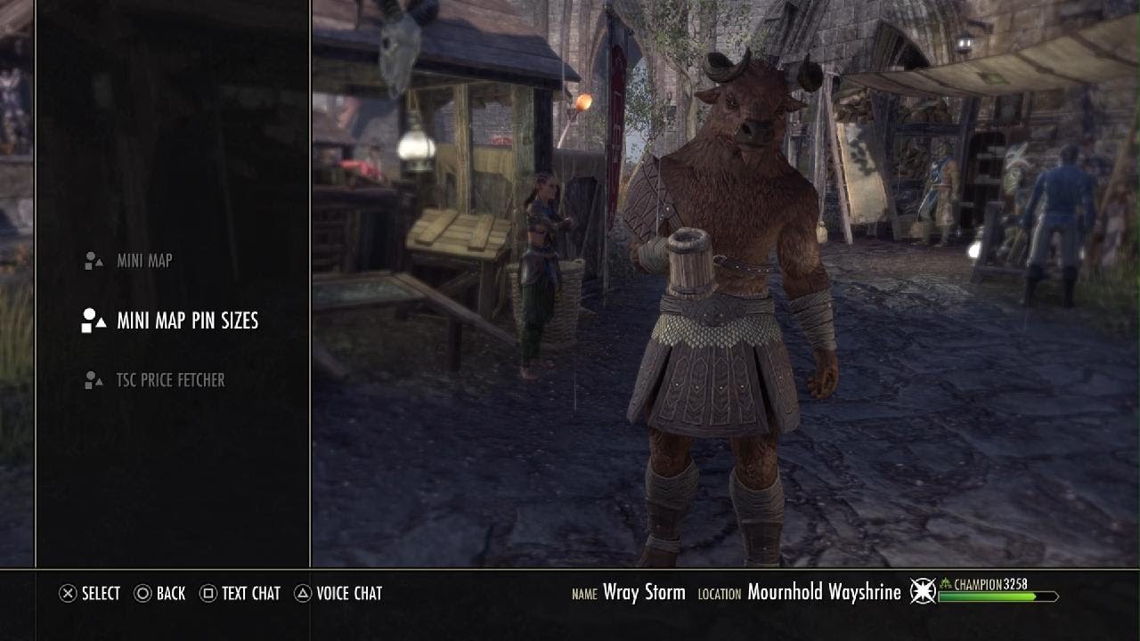 ESO Console Add-Ons: UnknownFilter (PS5)
