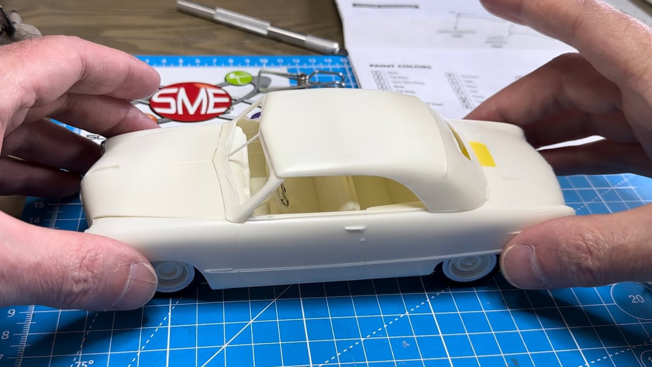 Part 2-Model Car Building Basics-AMT 1950 Ford Convertible