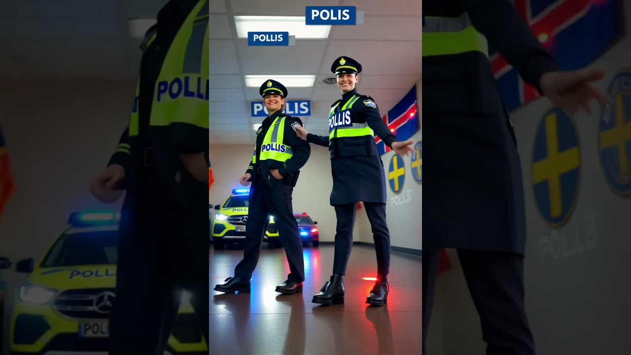 🇸🇪 Swedish Police 🌟 Nordic Beats Ignite Global Peace 🌍 Dance Challenge 2025