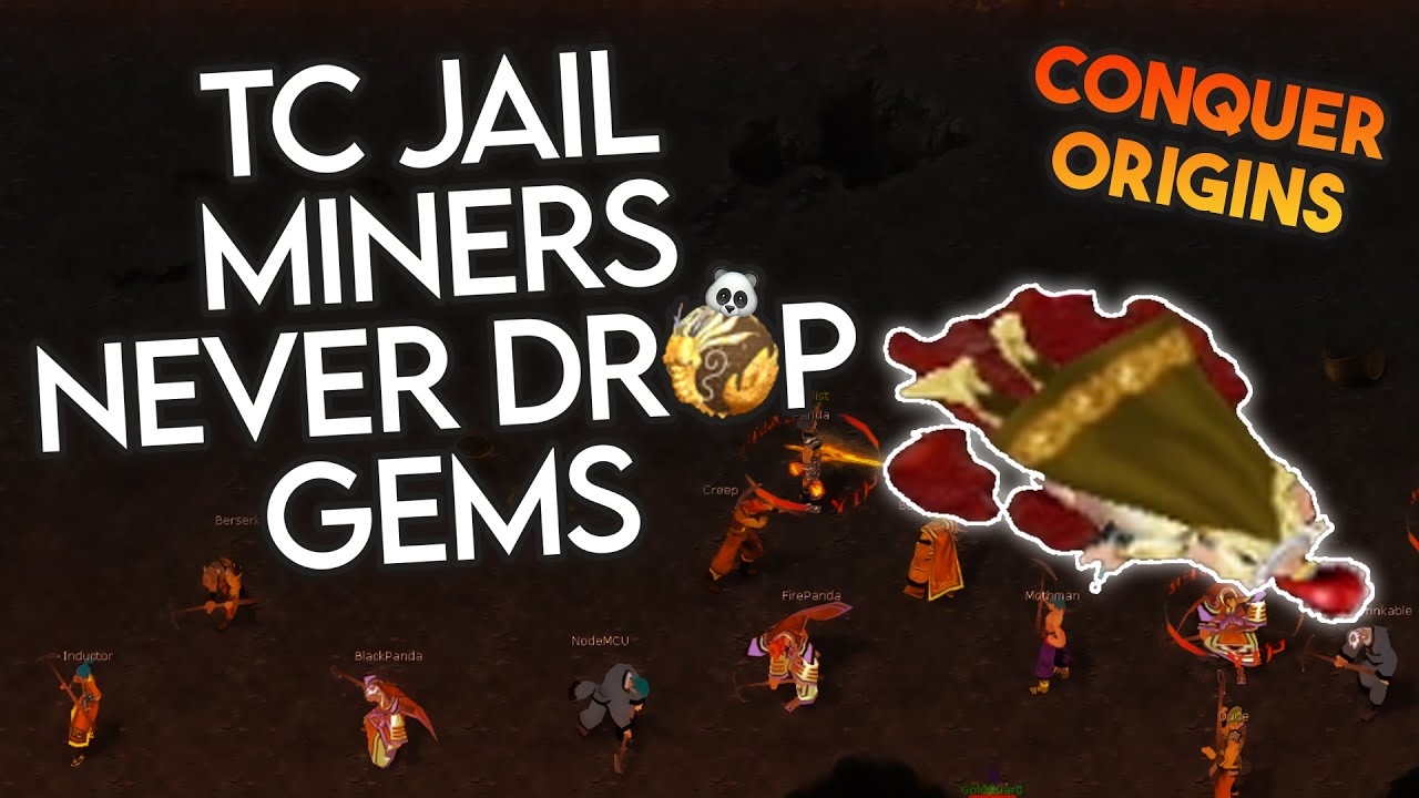 Mining In TC Jail Mine & Dealing With Pkers - Conquer Origins