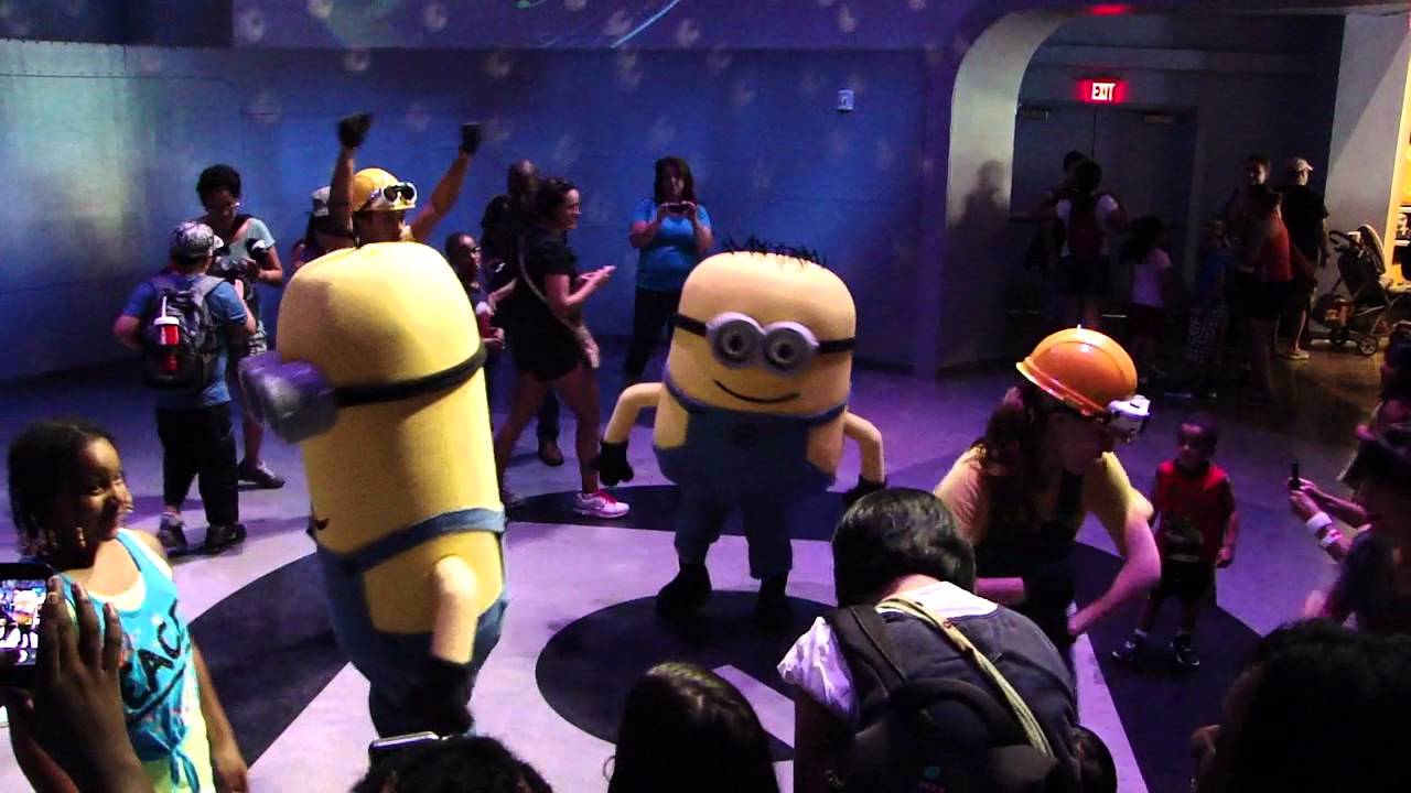 Minion Dance Party at Universal Orlando's New Despicable Me Ride