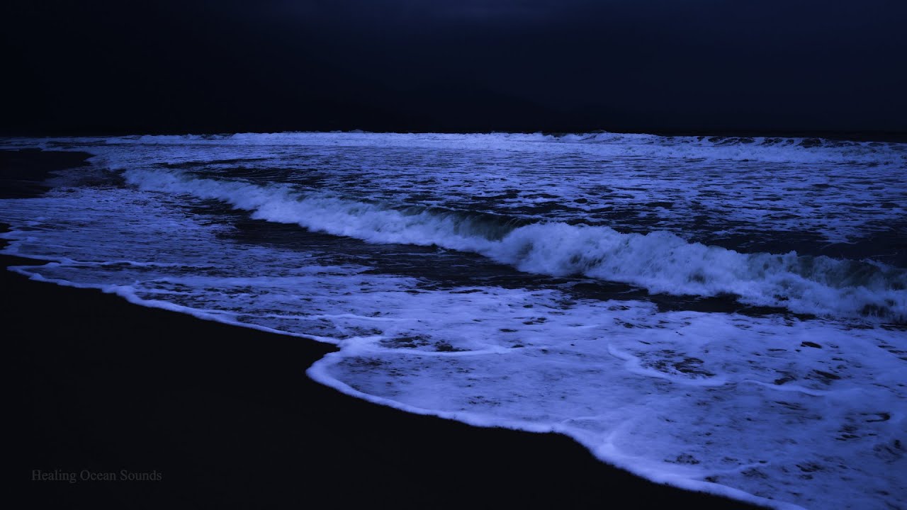 Quiet Night: Deep Sleep Ocean Waves 💤  Deep Sleep Healing: Full Body Repair and Regeneration