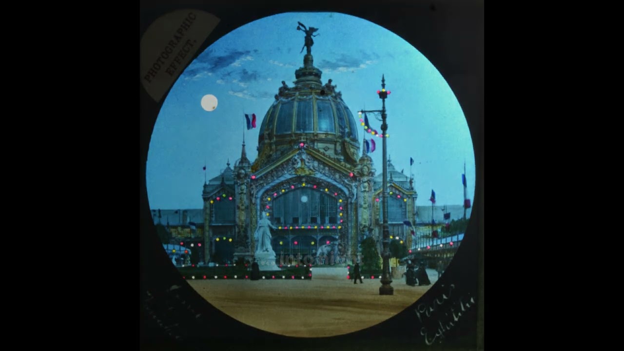 Dissolving View Magic Lantern Slides of the 1889 Paris Exposition