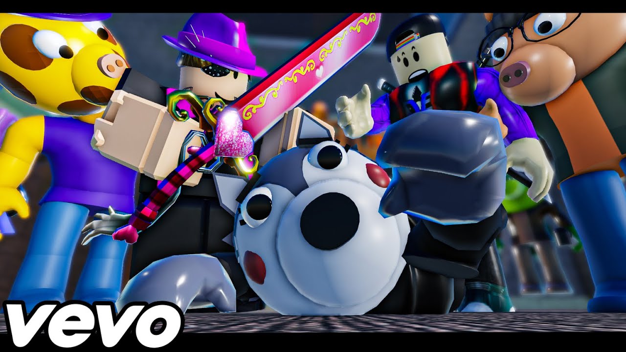 PIGGY DISS TRACK!! 🎵 | MINITOON'S REVENGE! (A RED NINJA MUSIC VIDEO) ROBLOX PIGGY ANIMATION