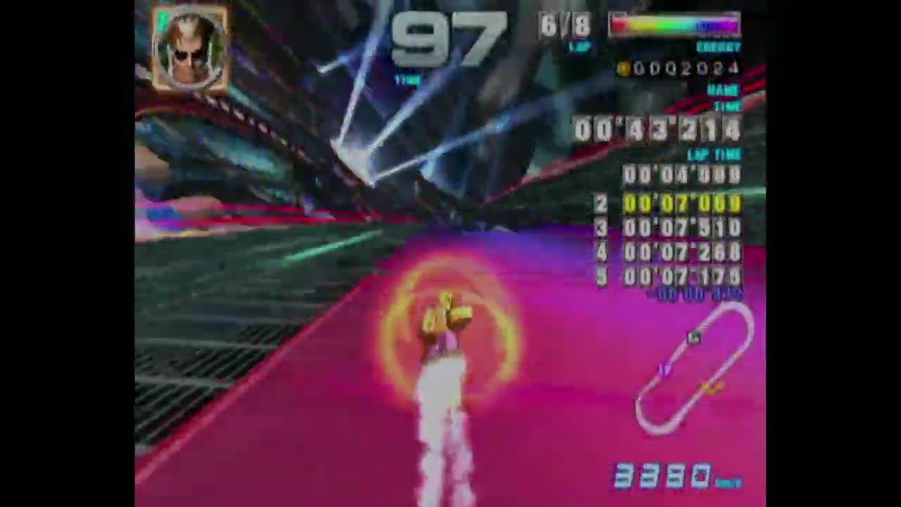 F-Zero AX - Mute City Sonic Oval in 1'00