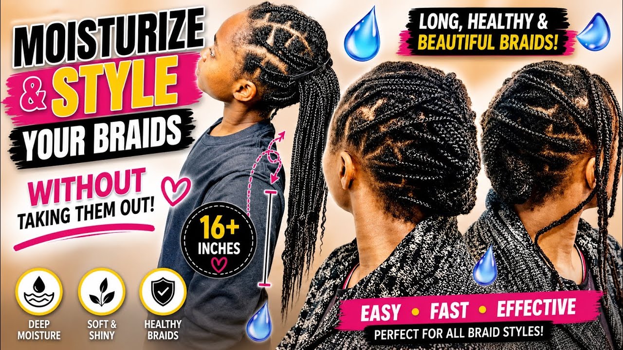 How to Moisturize Braids Without Taking Them Out