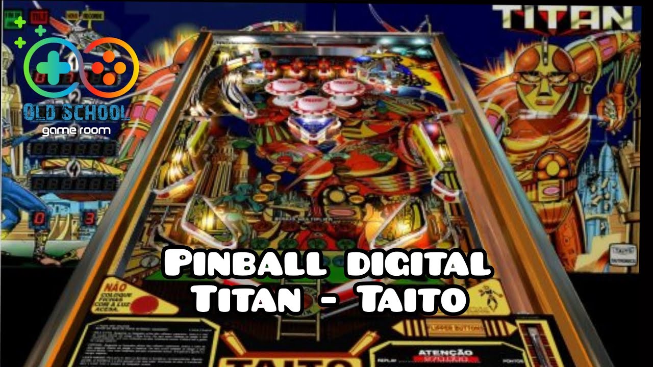 Jogando Titan da Taito no Pinball digital! #01