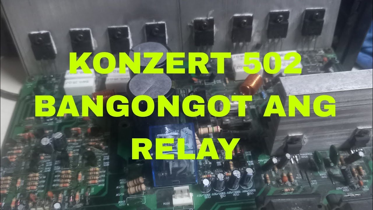 KONZERT 502 RELAY PROBLEM
