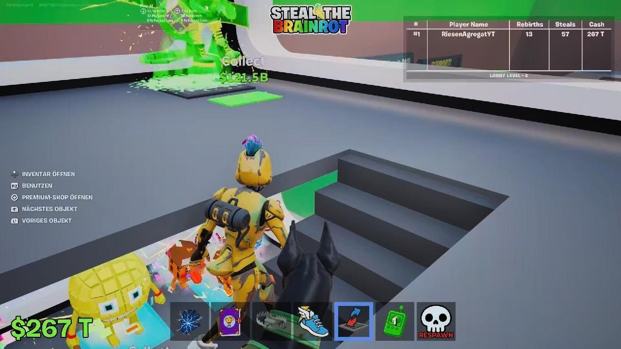 Fortnite,STEAL THE Brainrot