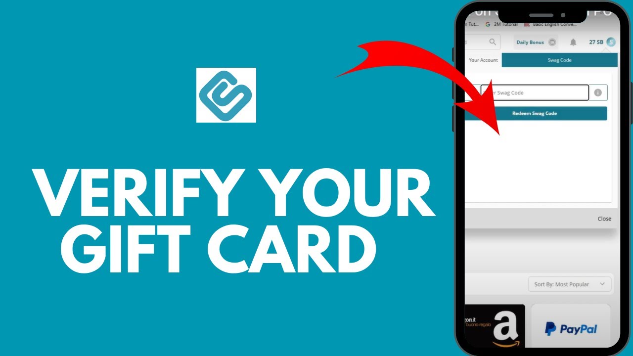 How to Verify Your Gift Card on Swagbucks? Authenticate Your Gift Card on Swagbucks on PC 2024
