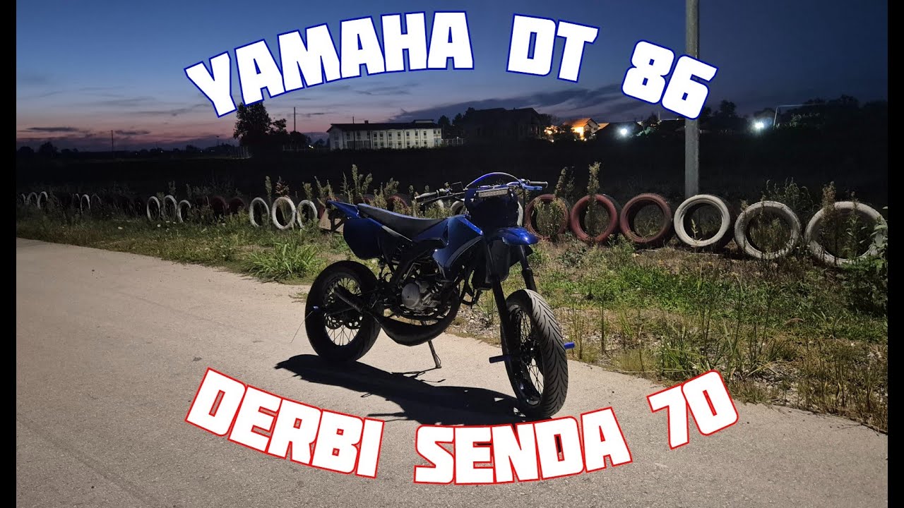 Yamaha DT 86 TPR x Derbi Senda 70 BRK 🌄 SUNSET RIDE 2025 🌄