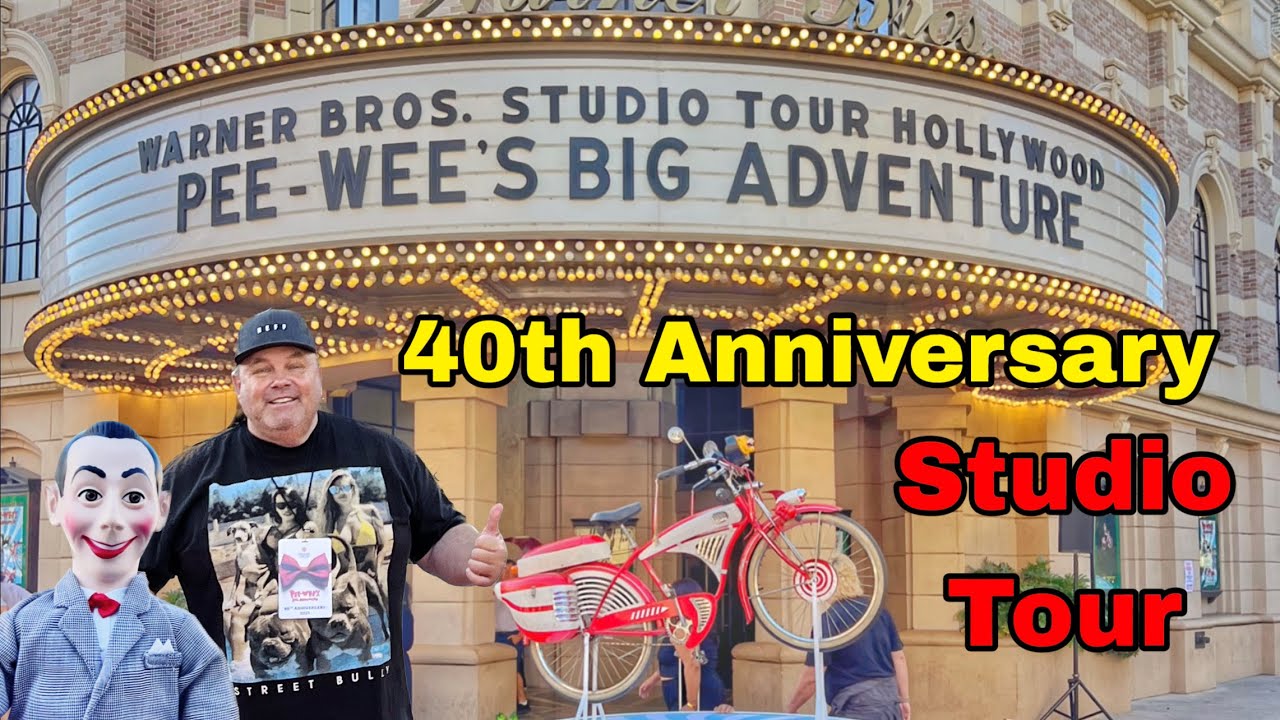 Celebrating Pee Wee's Big Adventure 40th Anniversary at Warner Bros Studio Tour 2025