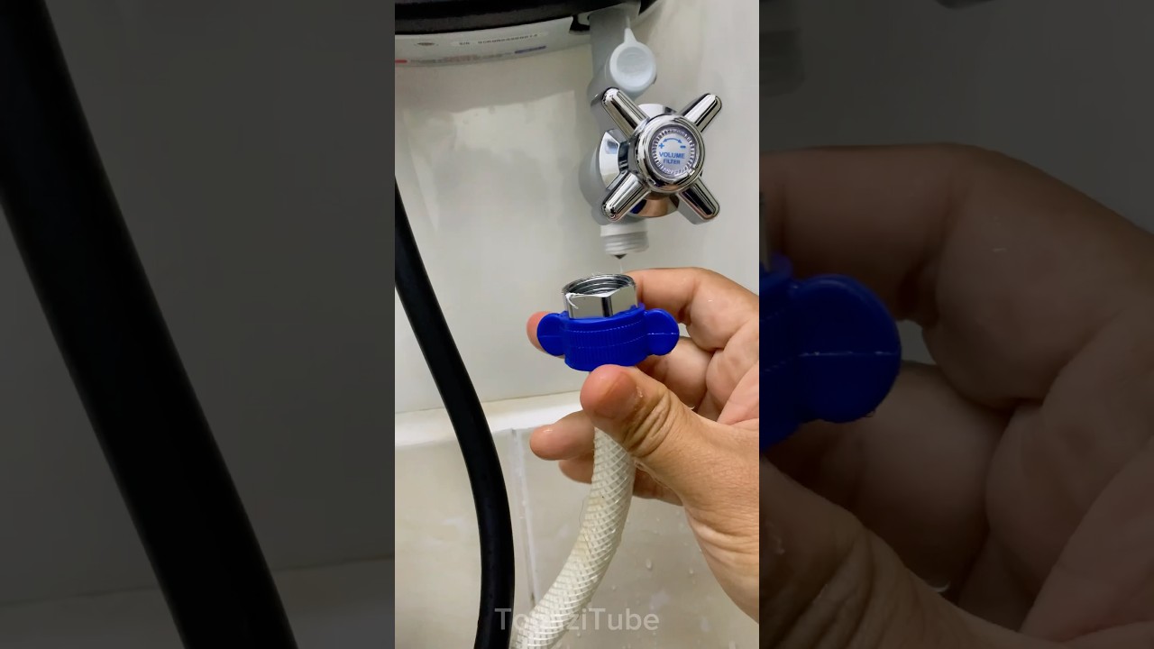 How to Remove Flexible Hose With Small Wrench - Attachable #flexiblehose #hose