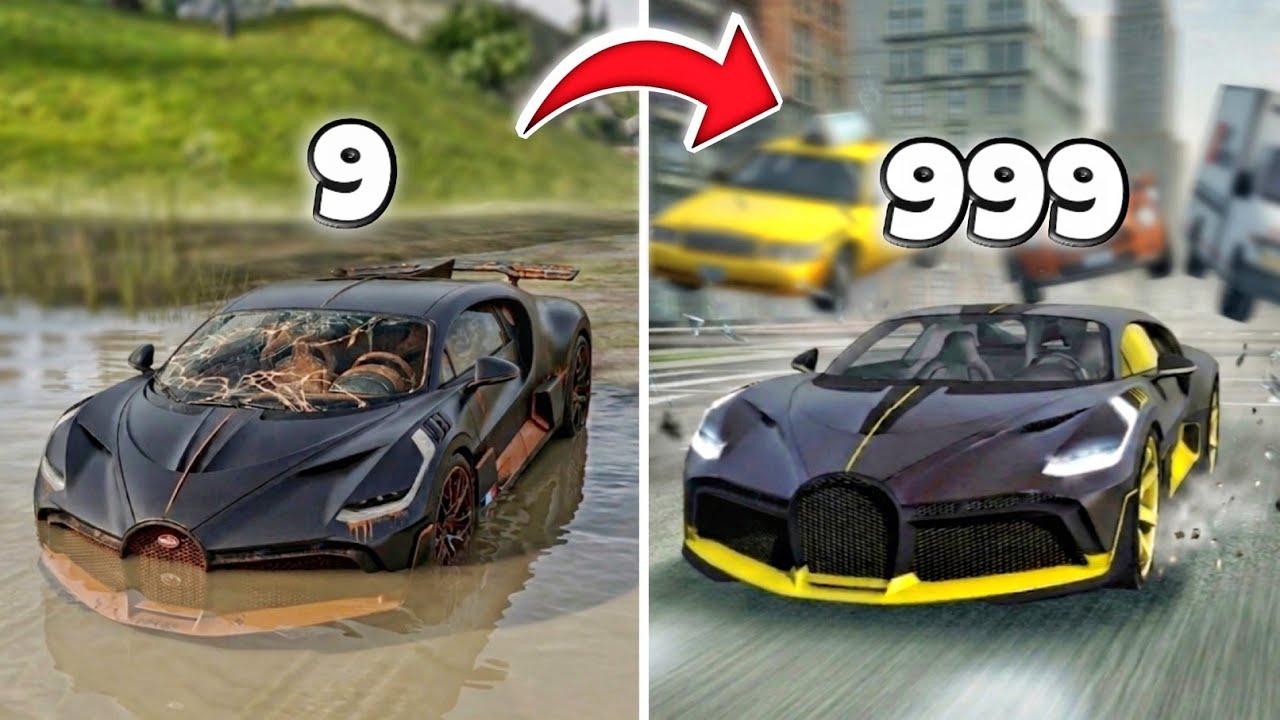 Upgrading Bugatti Divo 9 to 999 Speed🤯| Extreme Car Driving Simulator🔥|