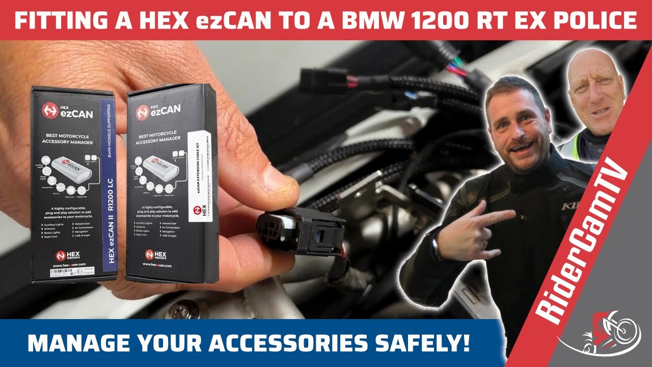 Fitting a Hex ezCAN to a 2015 BMW 1200 RTP