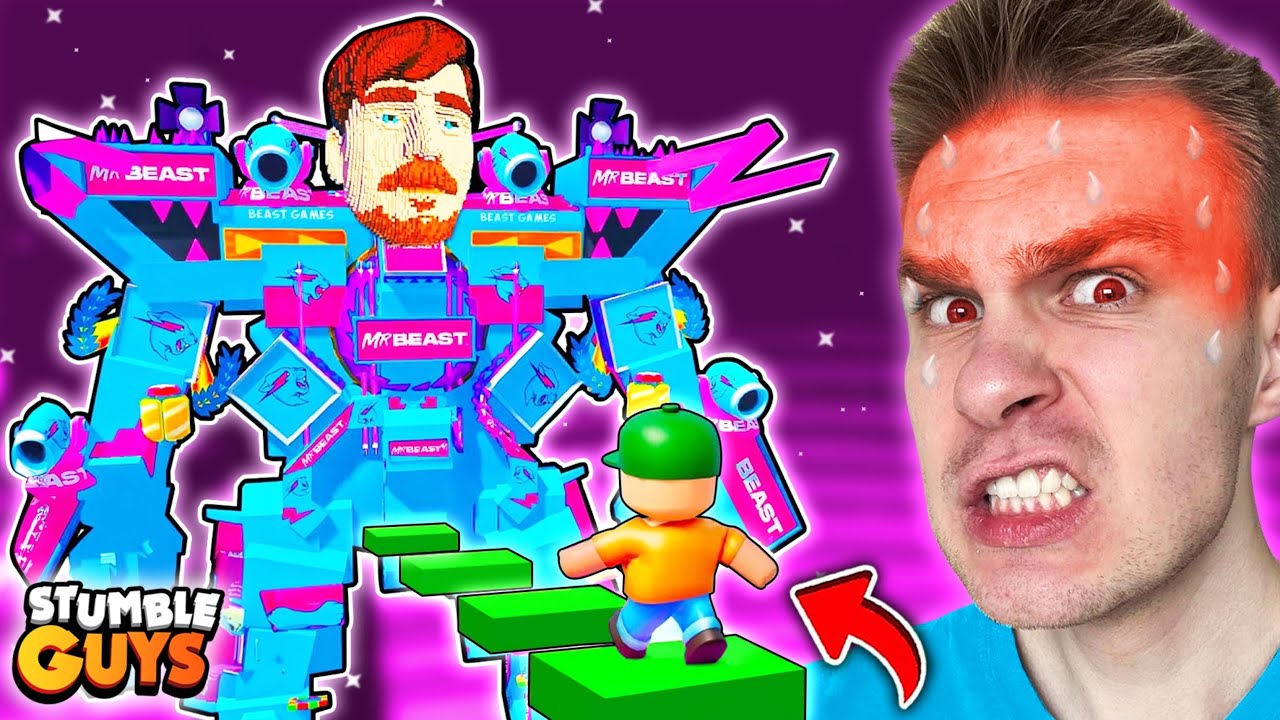 NIGDY NIE BUDUJ… ⚠️ NOWEJ MAPY *MRBEAST* bo STANIE SIĘ TO… w Stumble Guys! 😭
