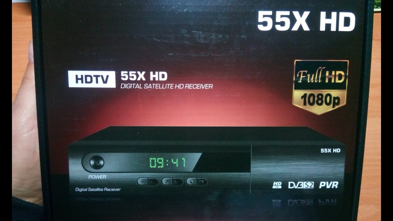 Обзор спутникового тюнера 55X HD
