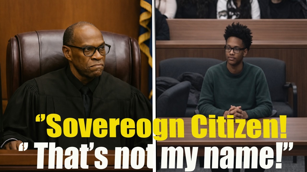 Sovereign Citizen Tries “All Caps Name” Defense — Judge Responds Firmly