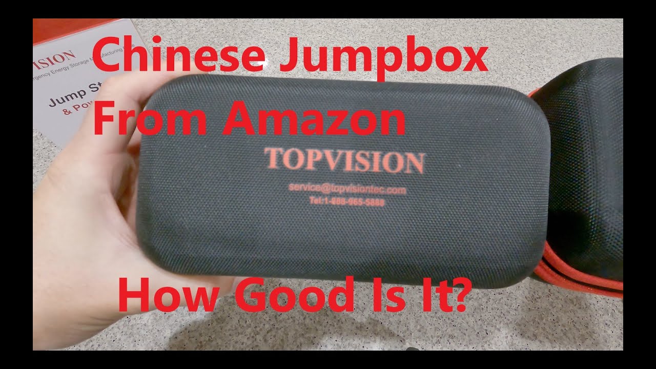 Topvision jump starter battery bank review
