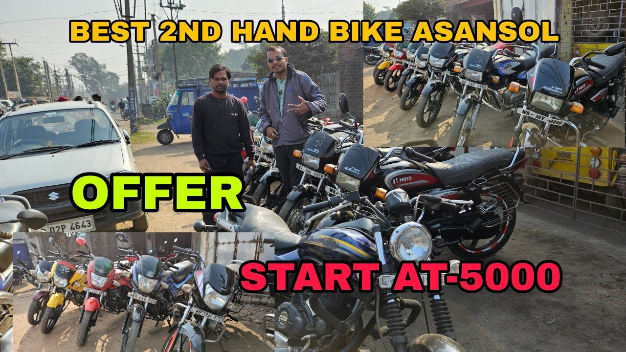 BEST 2nd HAND BIKE MARKET IN ASANSOL 