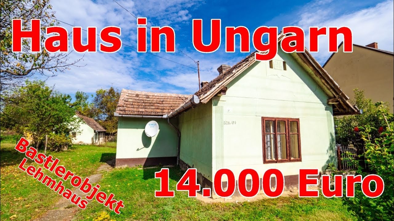 14.000 EURO HAUS IN UNGARN NÄHE THERMALKUORT BASTLEROBJEKT