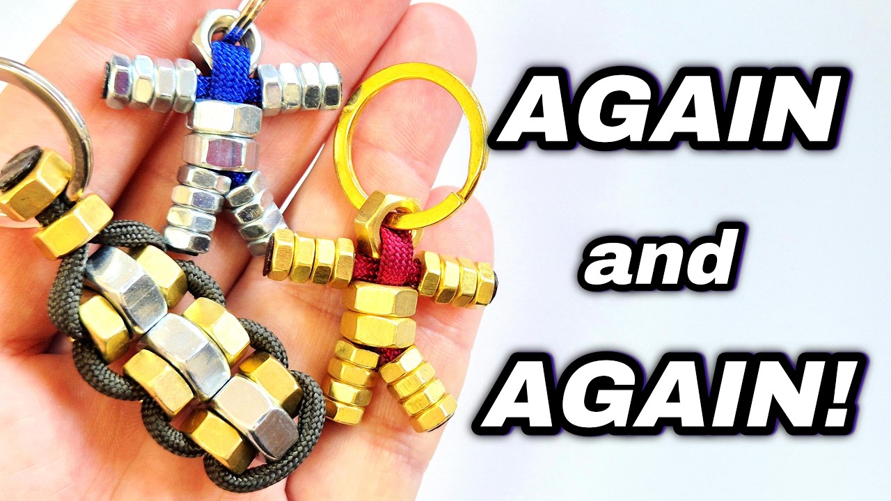 Hex Nut Hero Paracord Key Fob and IDEA-LEECH Channels