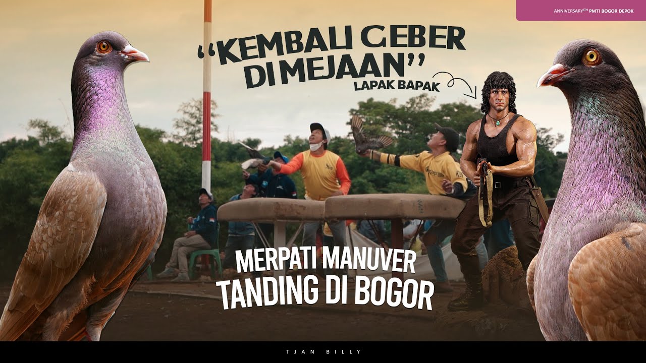 MANUVER SERU !! EVENT MERPATI KOLONG MEJA ANNIVERSARY KE 5 PMTI BOGOR DEPOK