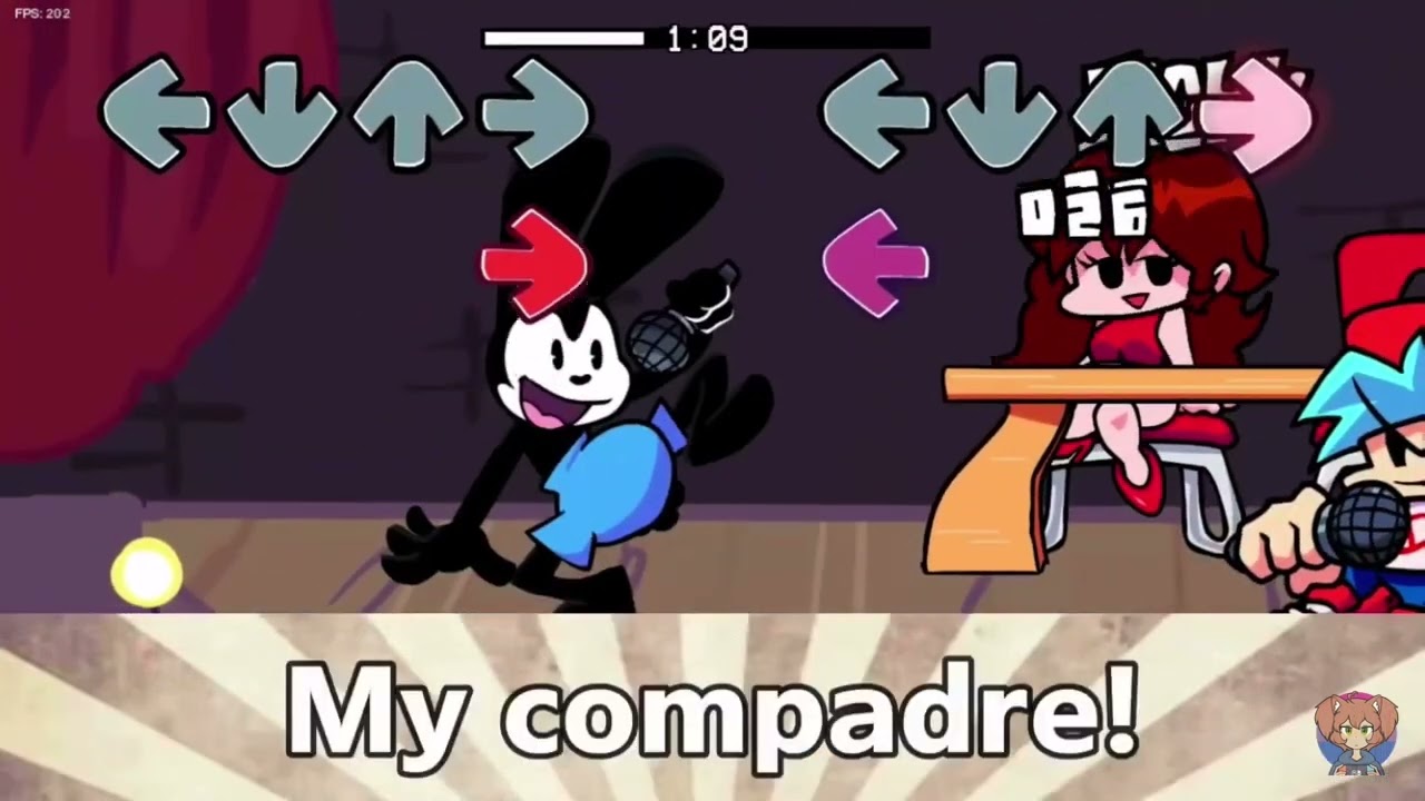 Rabbit's luck fnf with lyrics ( og video made by @NicoisNXXT