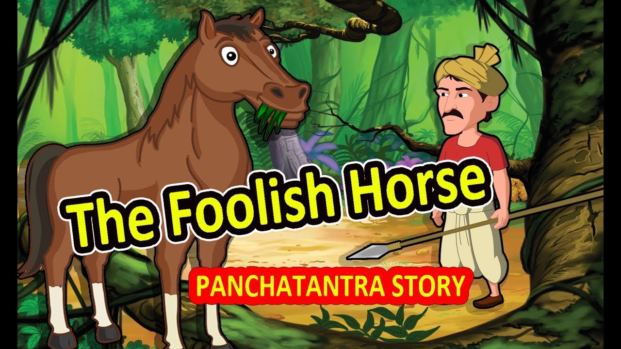 The Foolish Horse | Panchatantra English Moral Stories For Kids | Maha Cartoon TV English