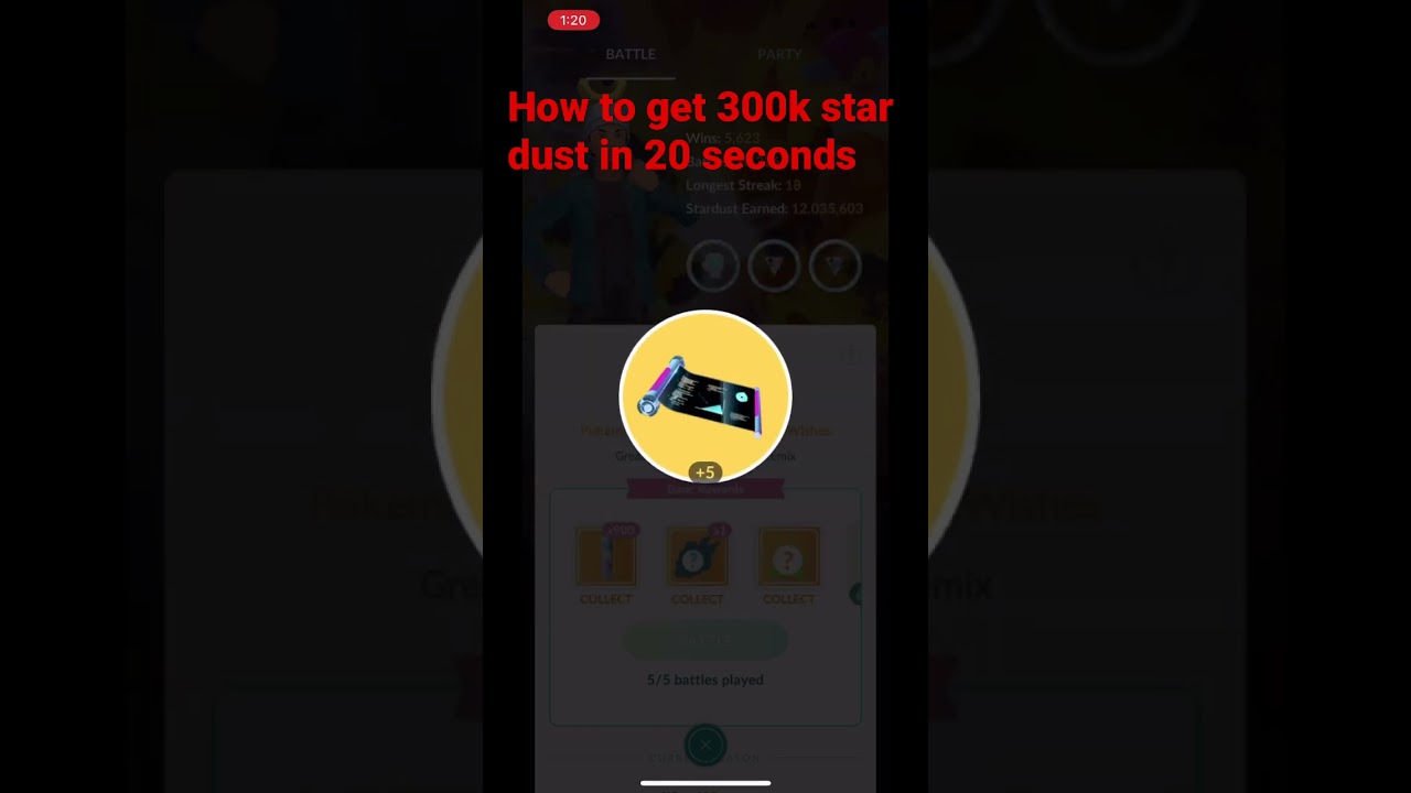 How to get 300k stardust in 20 seconds in Pok&eacute;mon go
