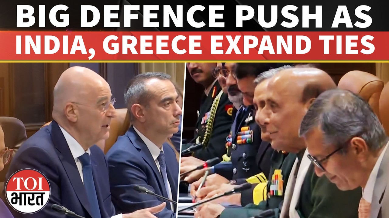India, Greece Sign Joint Declaration to Boost Defence Industrial Cooperation