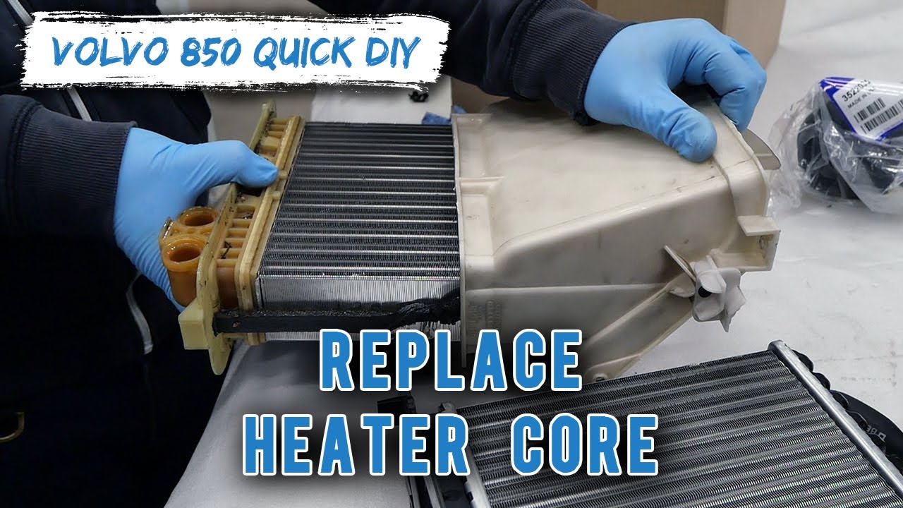 How To Replace Heater Core Volvo 850 QUICK DIY