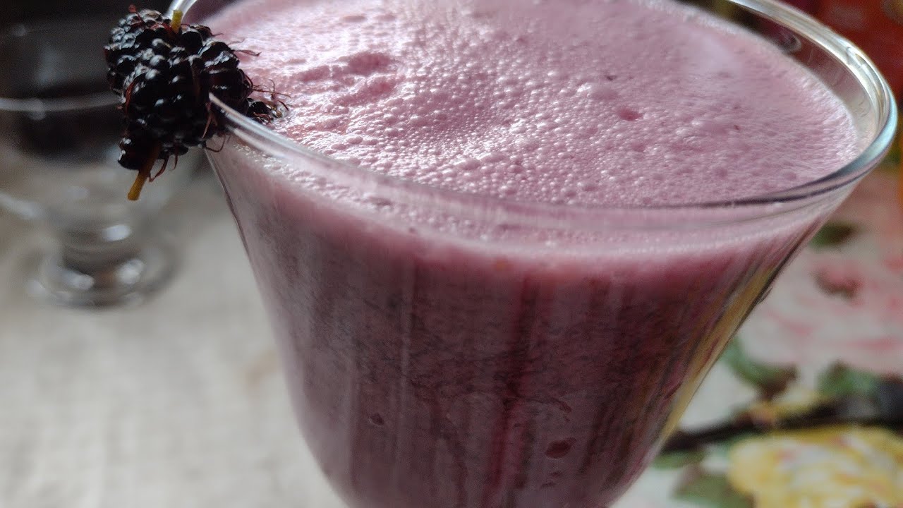 Coquetel sem &aacute;lcool de amora#drink#coquetel#