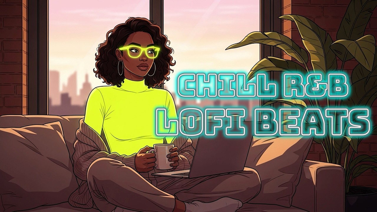 Golden Hour Study Session 🌇 Chill R&B LoFi Beats for Deep Focus & Soft Relaxing Moments