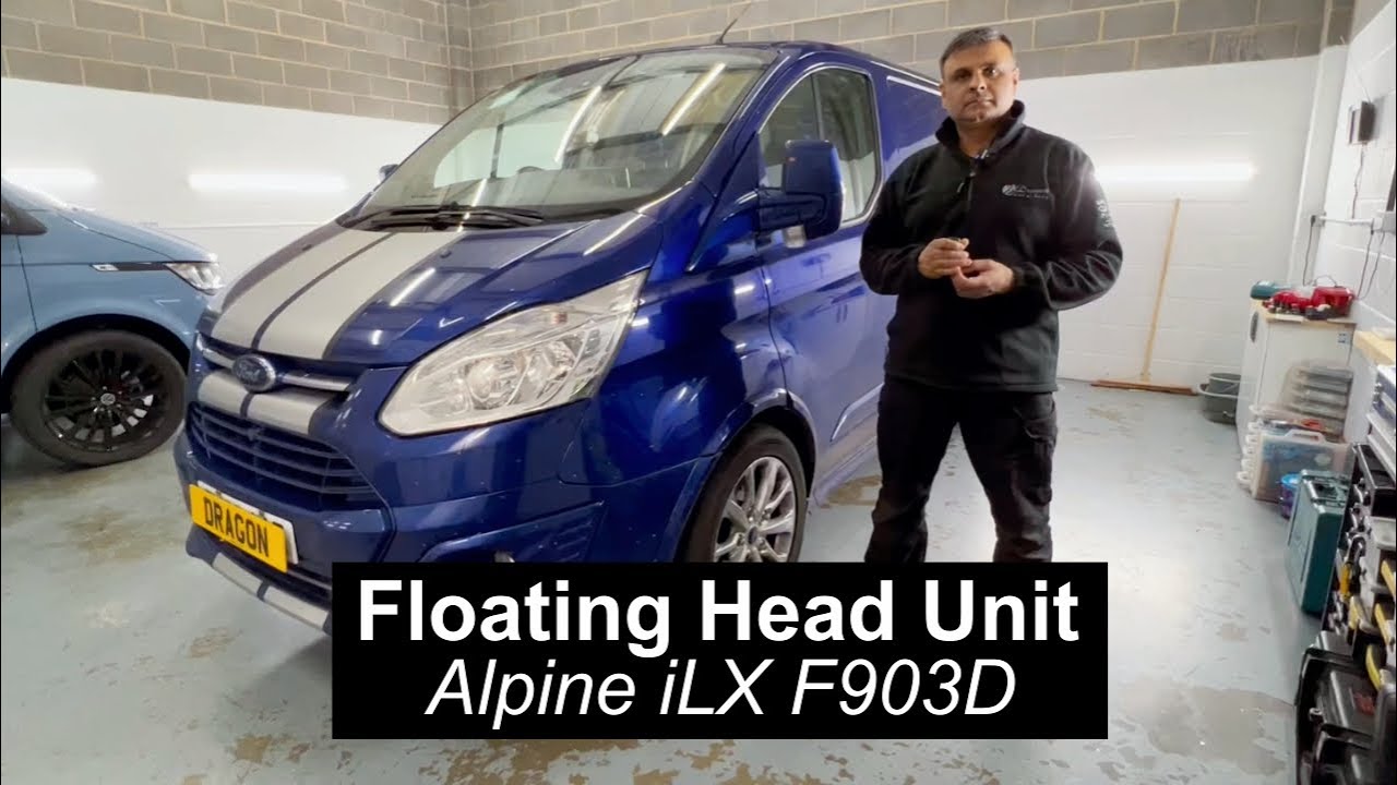 Floating Head Unit – Alpine iLX F903D | Dragon Car Alarms | 9” Screen | Bluetooth Music and Calls