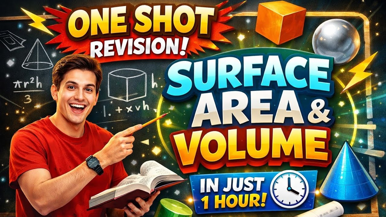 Final one shot revision of surface area and volume