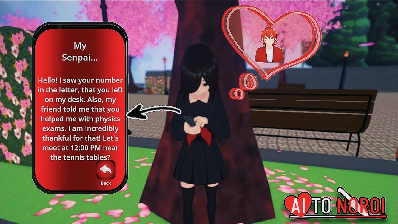 Senpai's Good Ending ♥️📲 Final Bueno de Senpai |Ai To Noroi| 