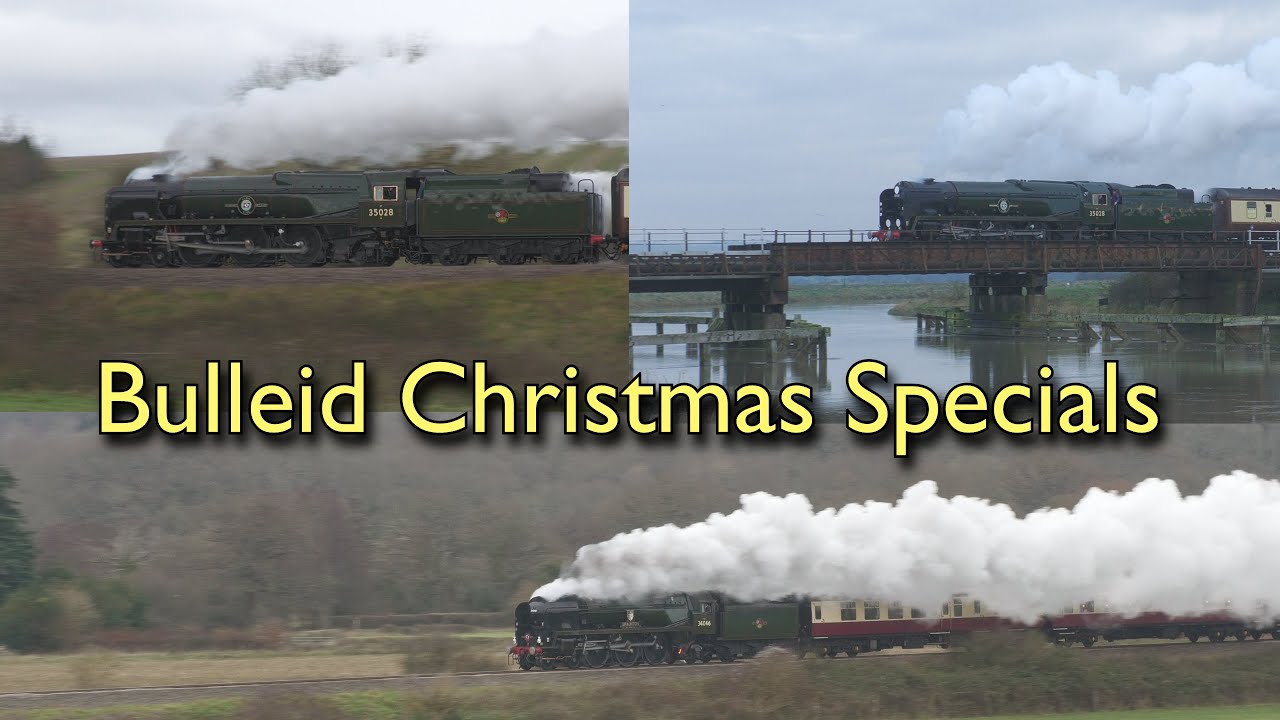 35028 'Clan Line' & 34046 'Braunton' Power Across The South December 2024