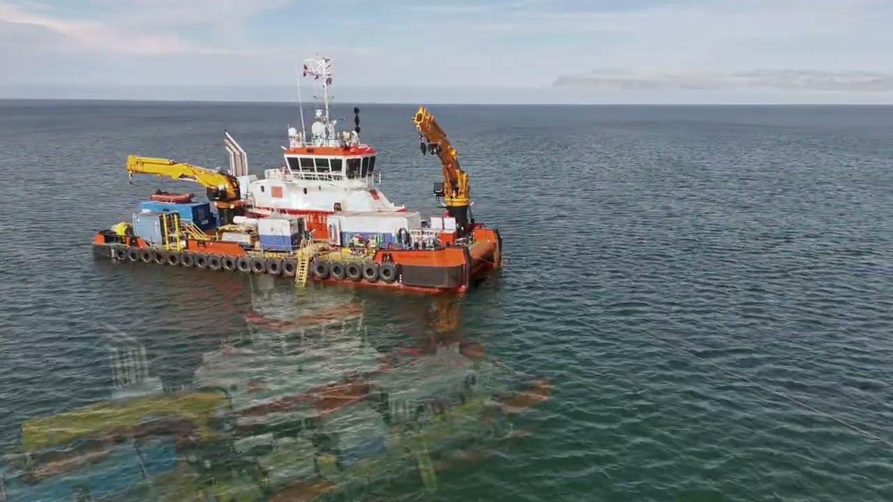 Waddenstroom Utility Vessel at Marske Saltburn, Huntcliff Near Whitby