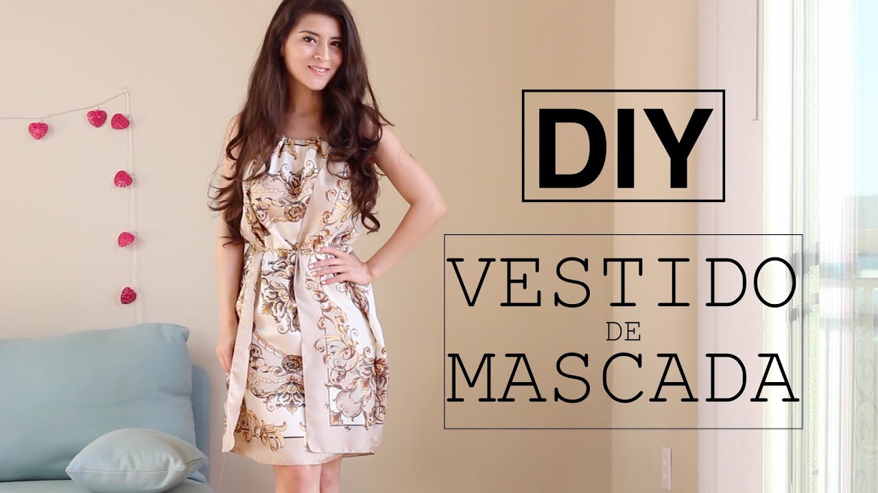DIY VESTIDO DE MASCADAS SUPER FÁCIL | Fashion Riot