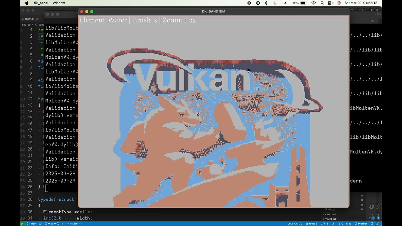 2D Vulkan Renderer | M1 Macbook Air (no compute)