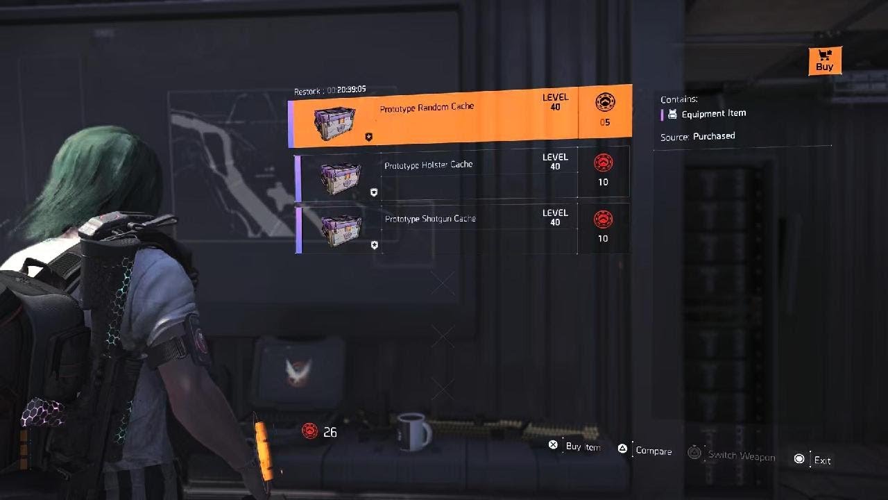 The Division 2 Escalation Vendor Massive W only 10 point MAX 