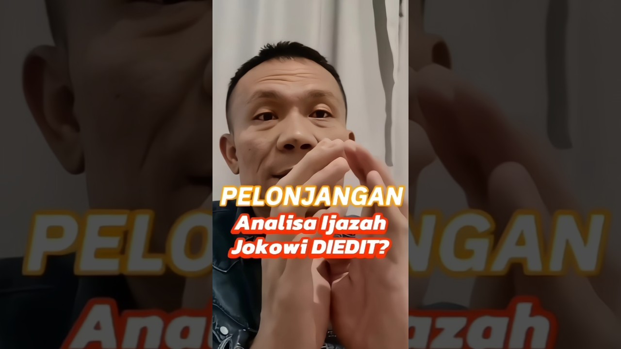 LONJONG! 😱 Bukti Ijazah Jokowi DIEDIT?