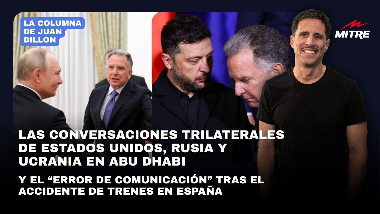 Juan Dillon: conversaciones en Abu Dhabi y el “error de comunicación” tras el accidente de trenes