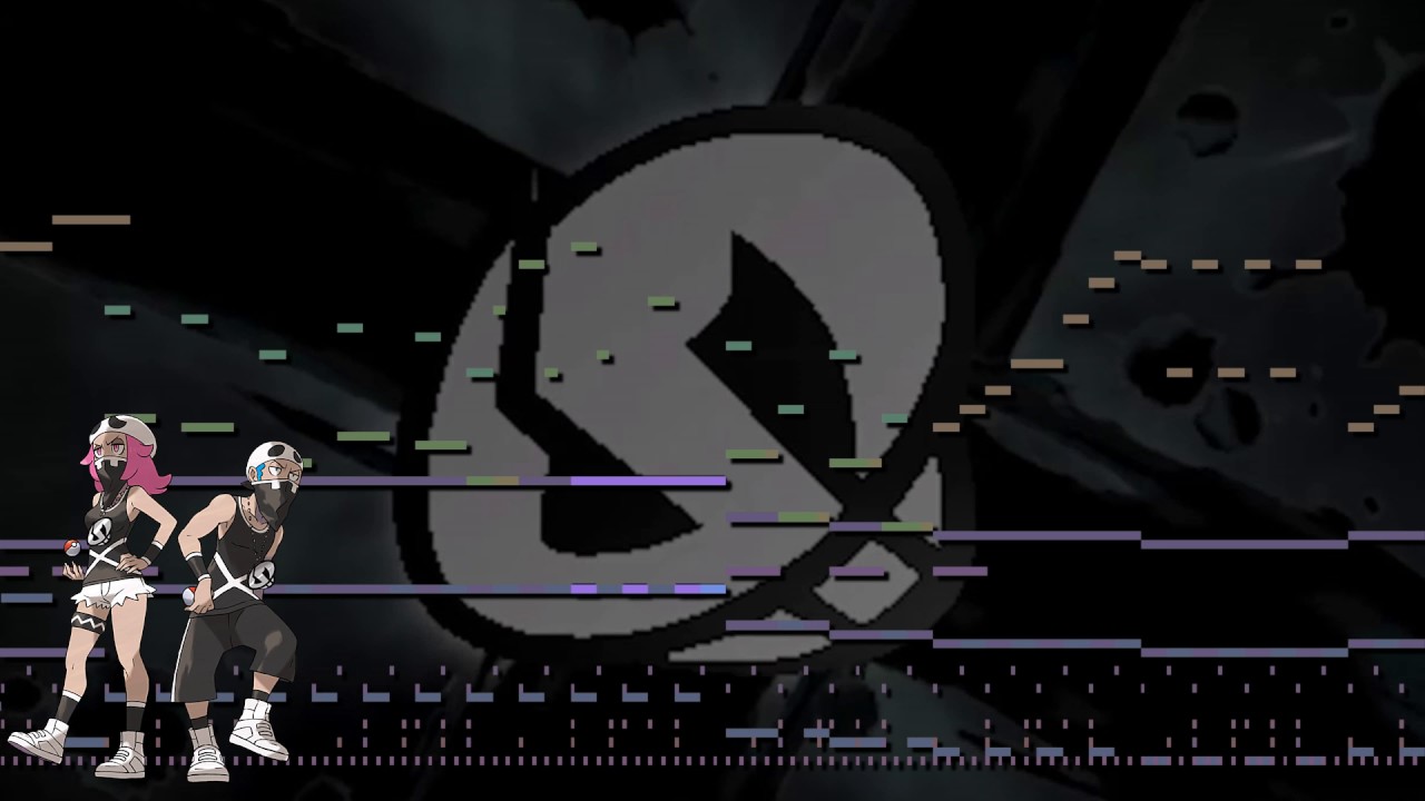 [Pokémon Sun/Moon] Battle! Vs. Team Skull (MIDI)